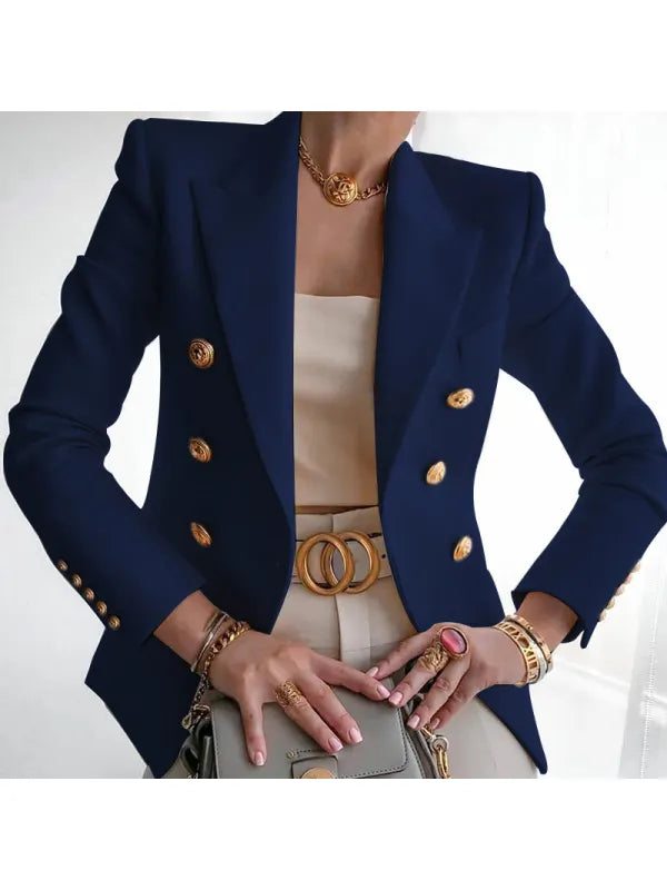 Élégant Blazer avec Détails de Boutons