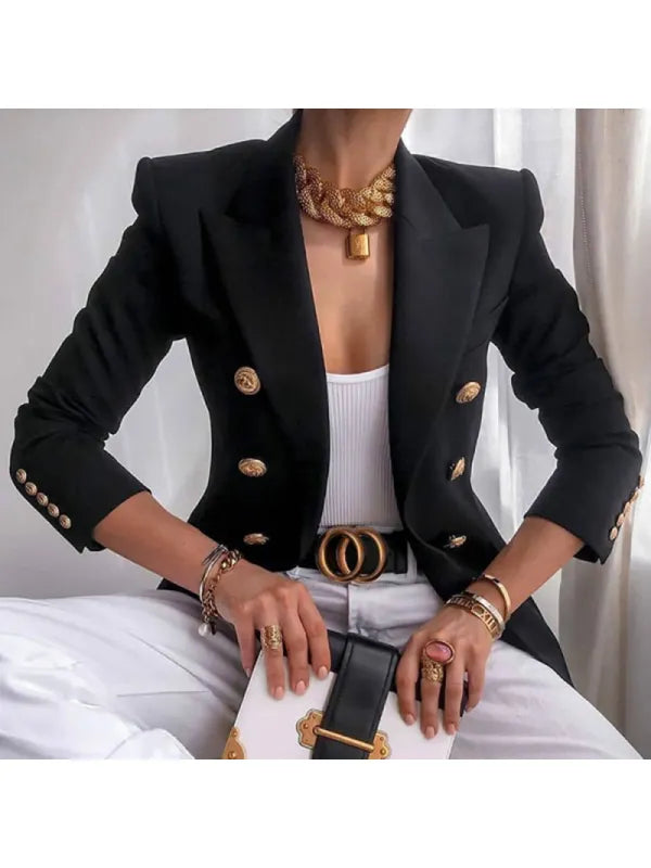 Élégant Blazer avec Détails de Boutons