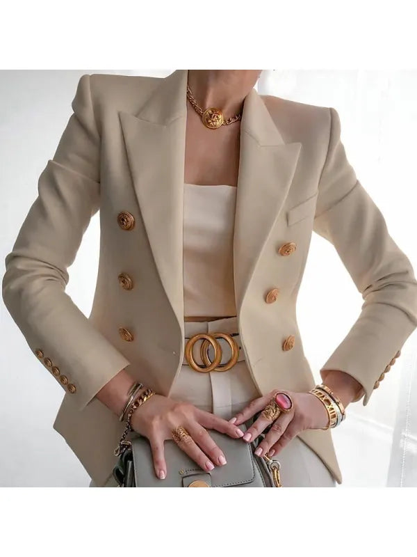 Élégant Blazer avec Détails de Boutons