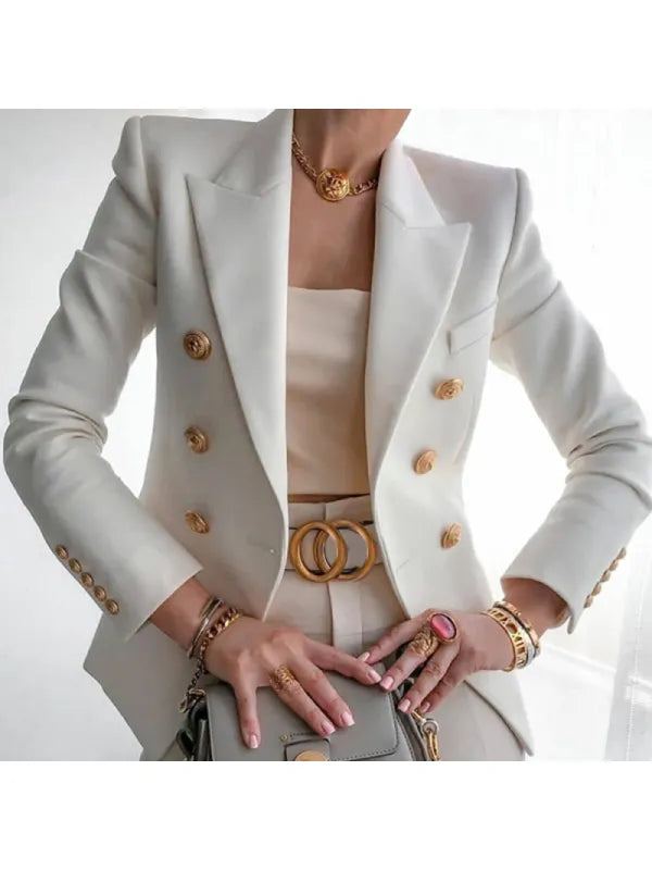 Élégant Blazer avec Détails de Boutons