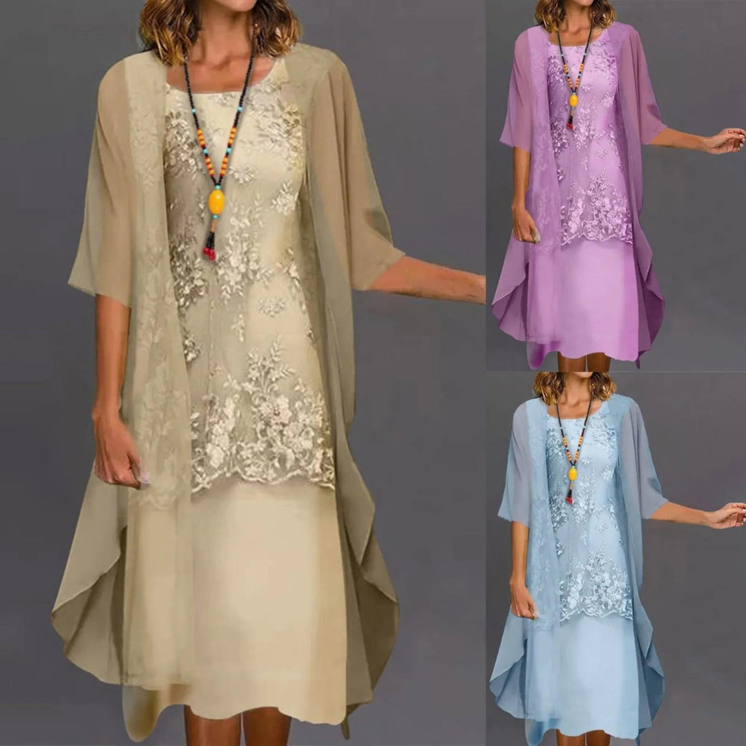 Elegant Chiffon Robe