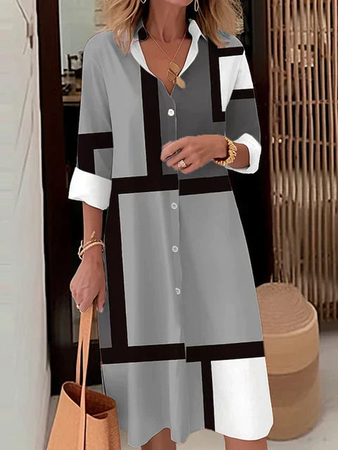 Chic Design Buttoned Elegant Robe