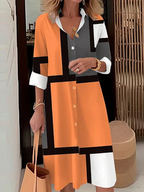 Chic Design Buttoned Elegant Robe
