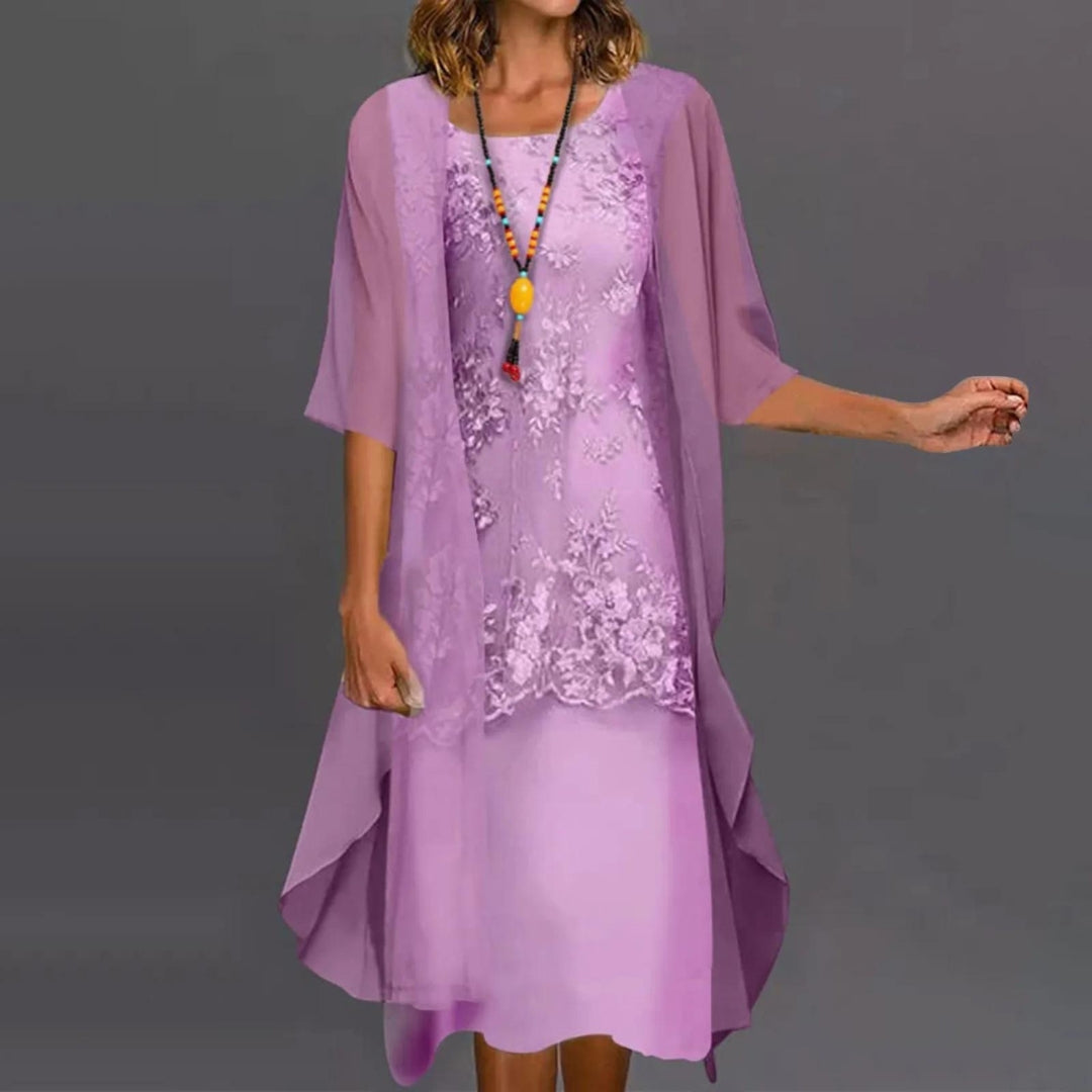 Elegant Chiffon Robe