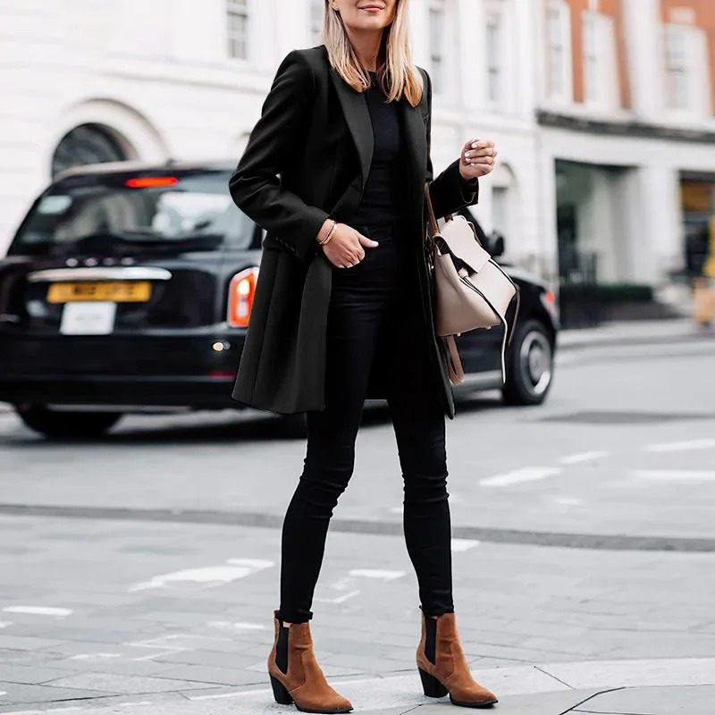 Chic Women's Trench Coat with Elegant Bow Detail