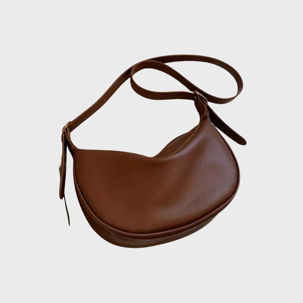 Chic Vegan Leather Crossbody Bag – Effortless Minimalist Elegance