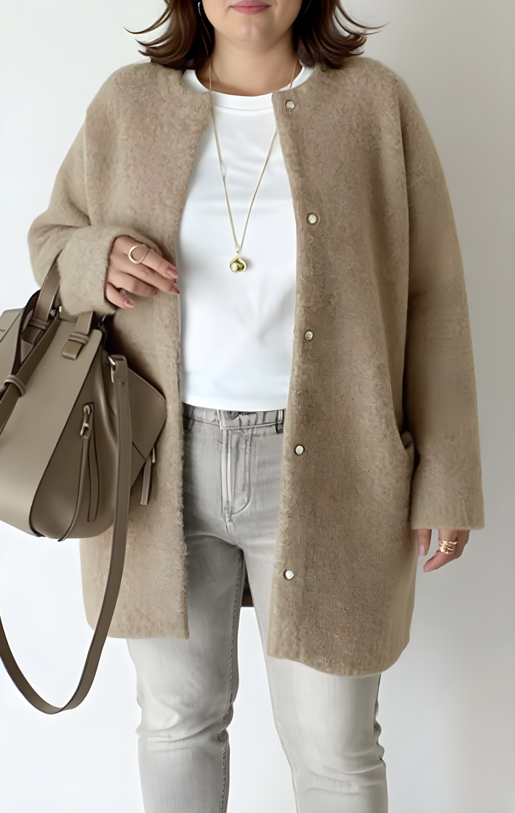 Chic Loose-Fit Knit Cardigan for Women | Plus Sizes Available