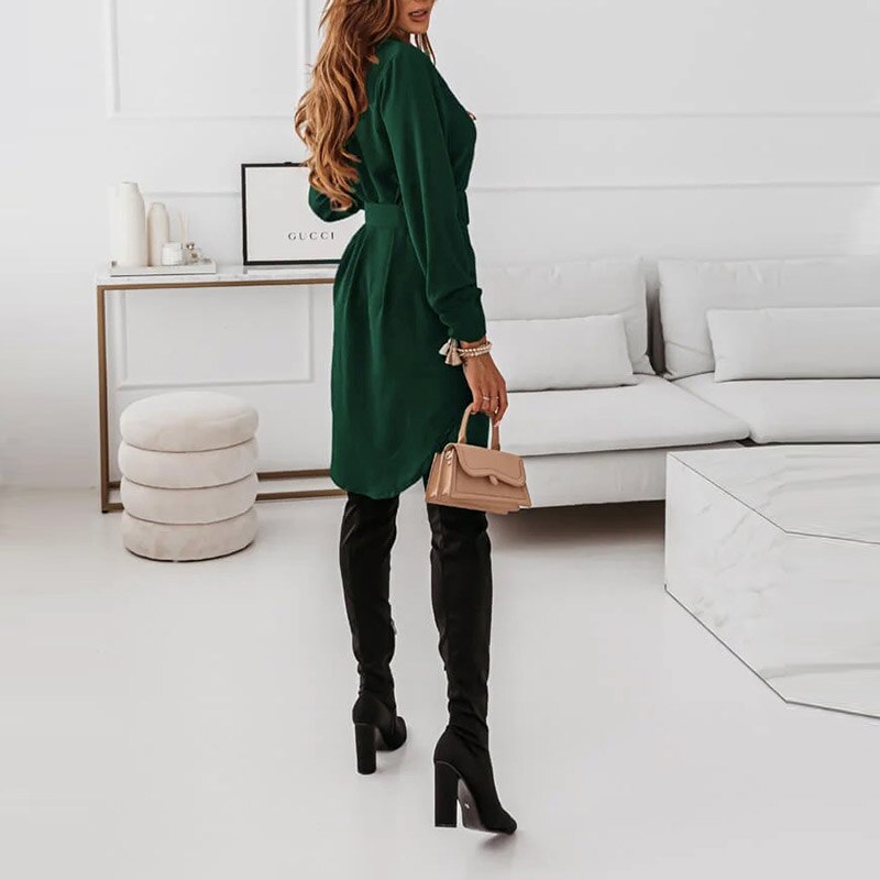 Yasa - Belted Shirt Dress