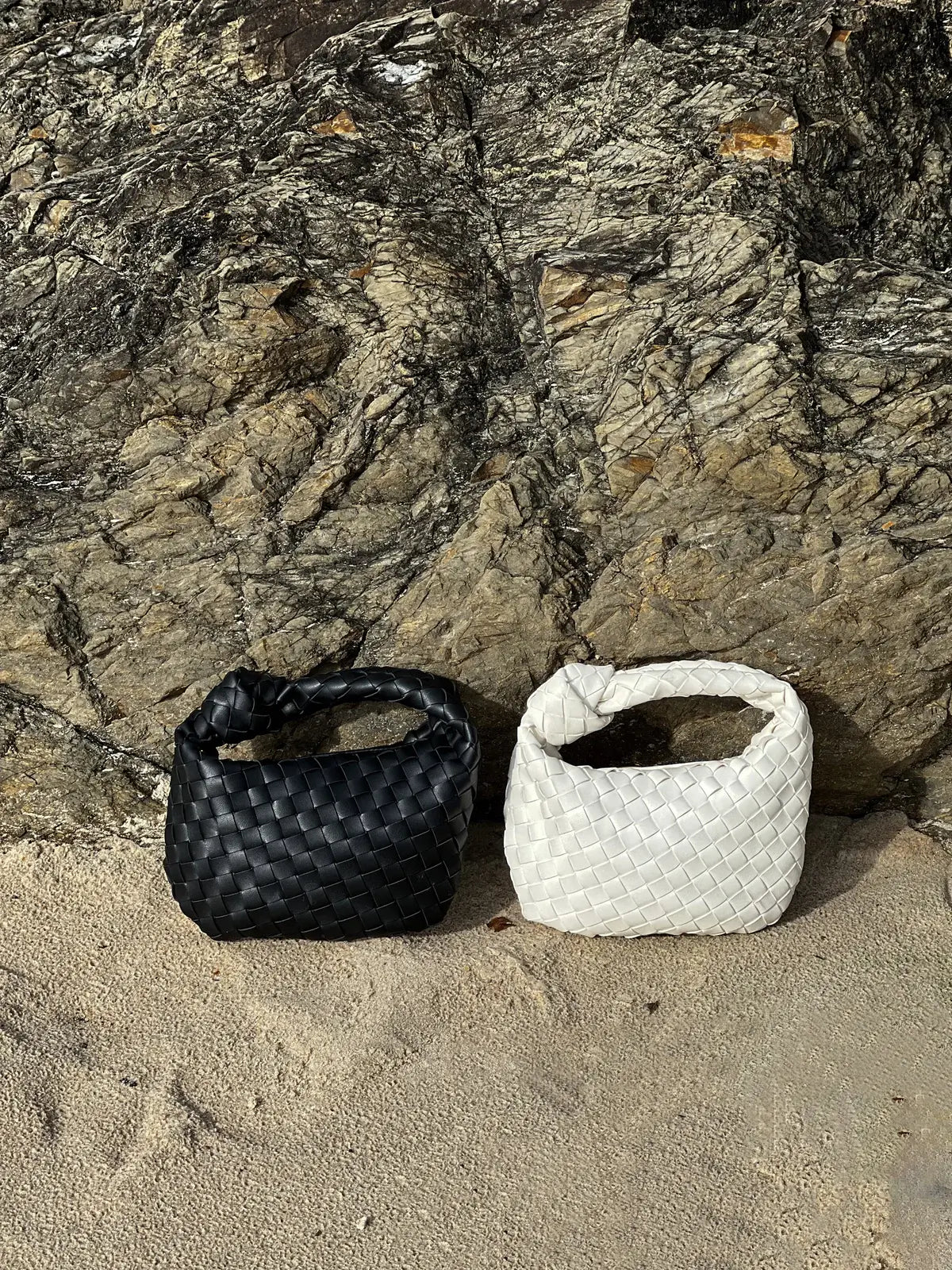 Elegant Handbag with Woven Design