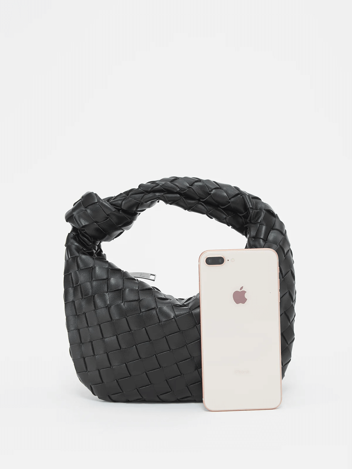 Elegant Handbag with Woven Design