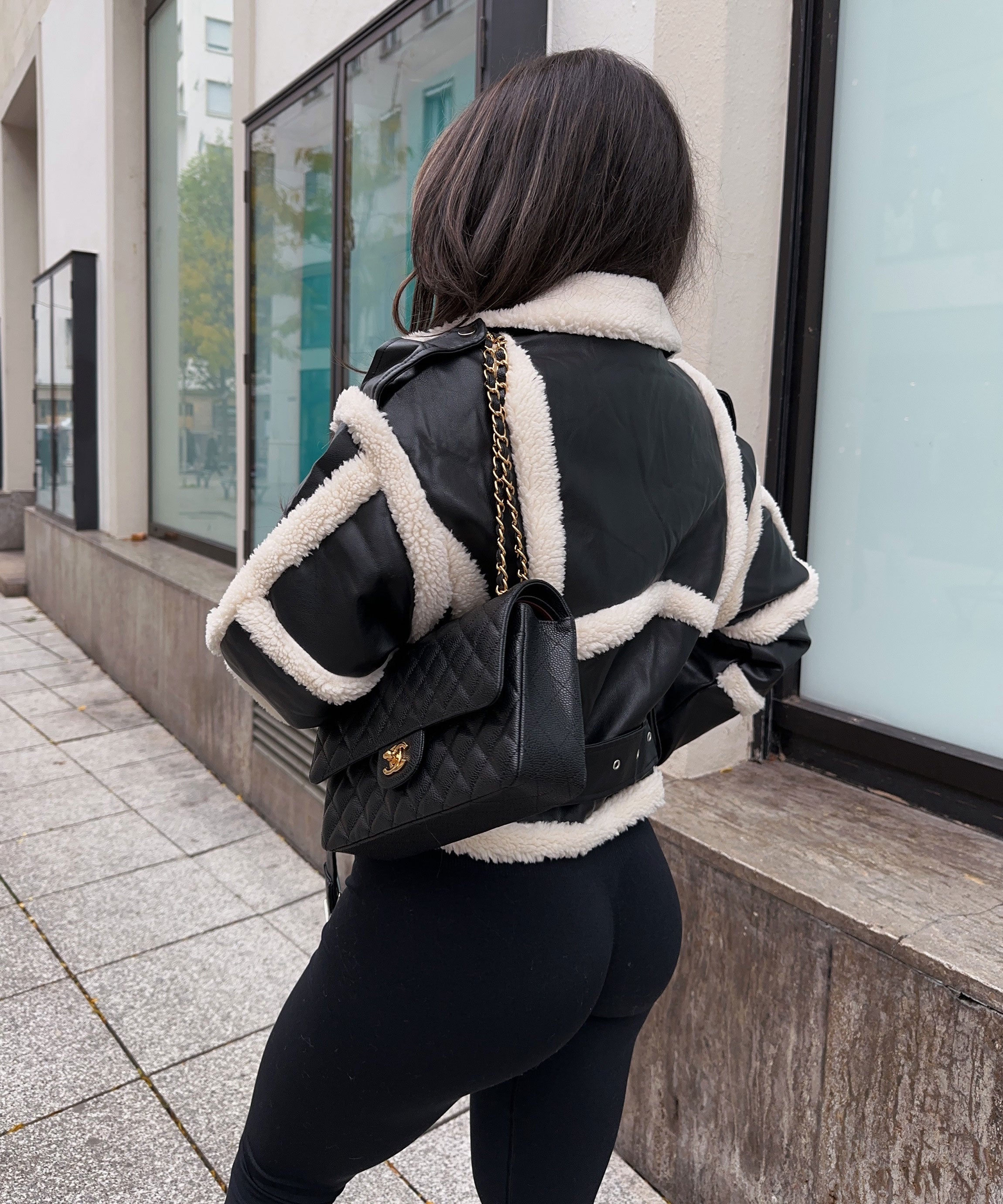 Daria Black Teddy Jacket