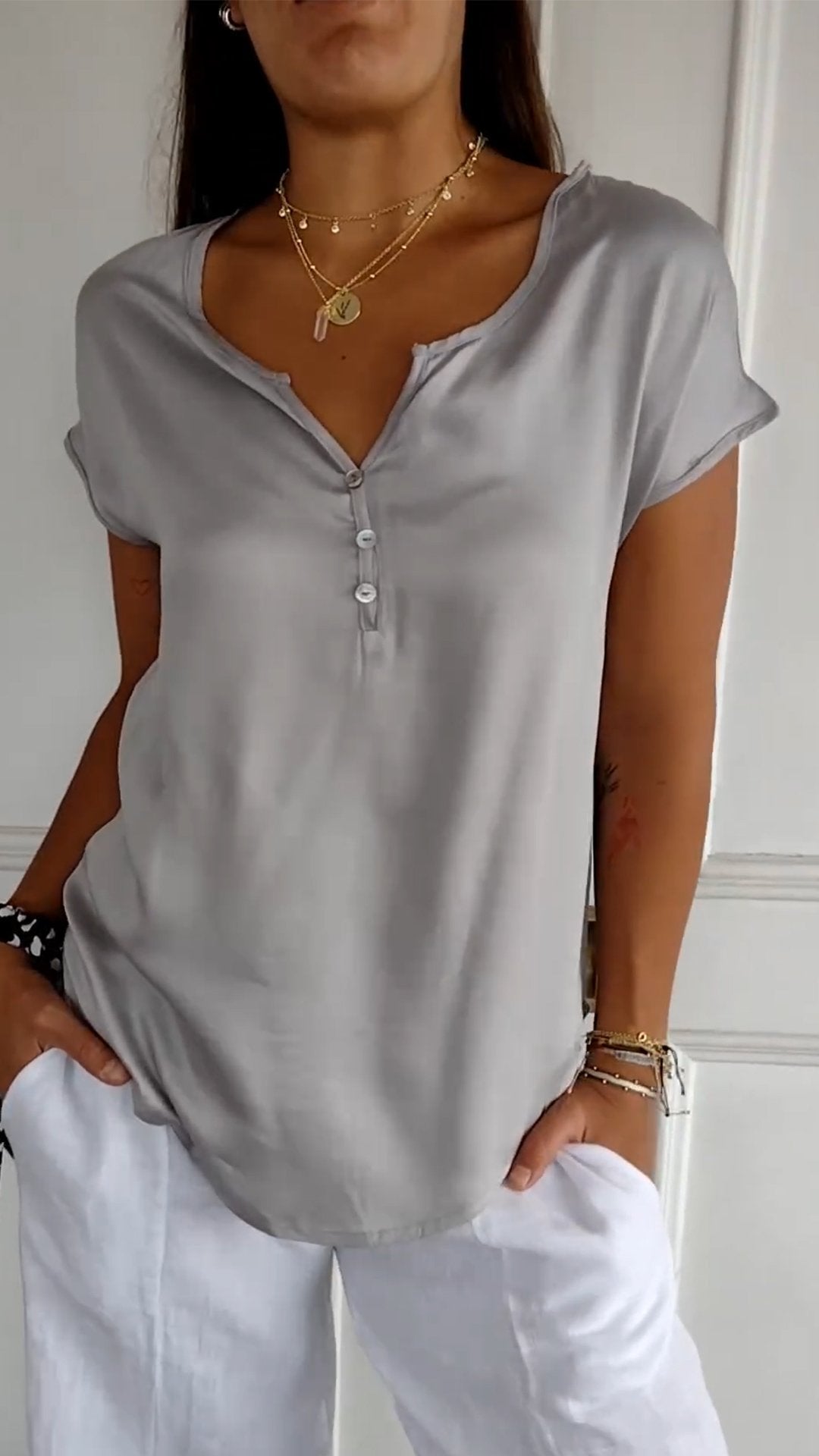 Cozy V-Neck T-Shirt