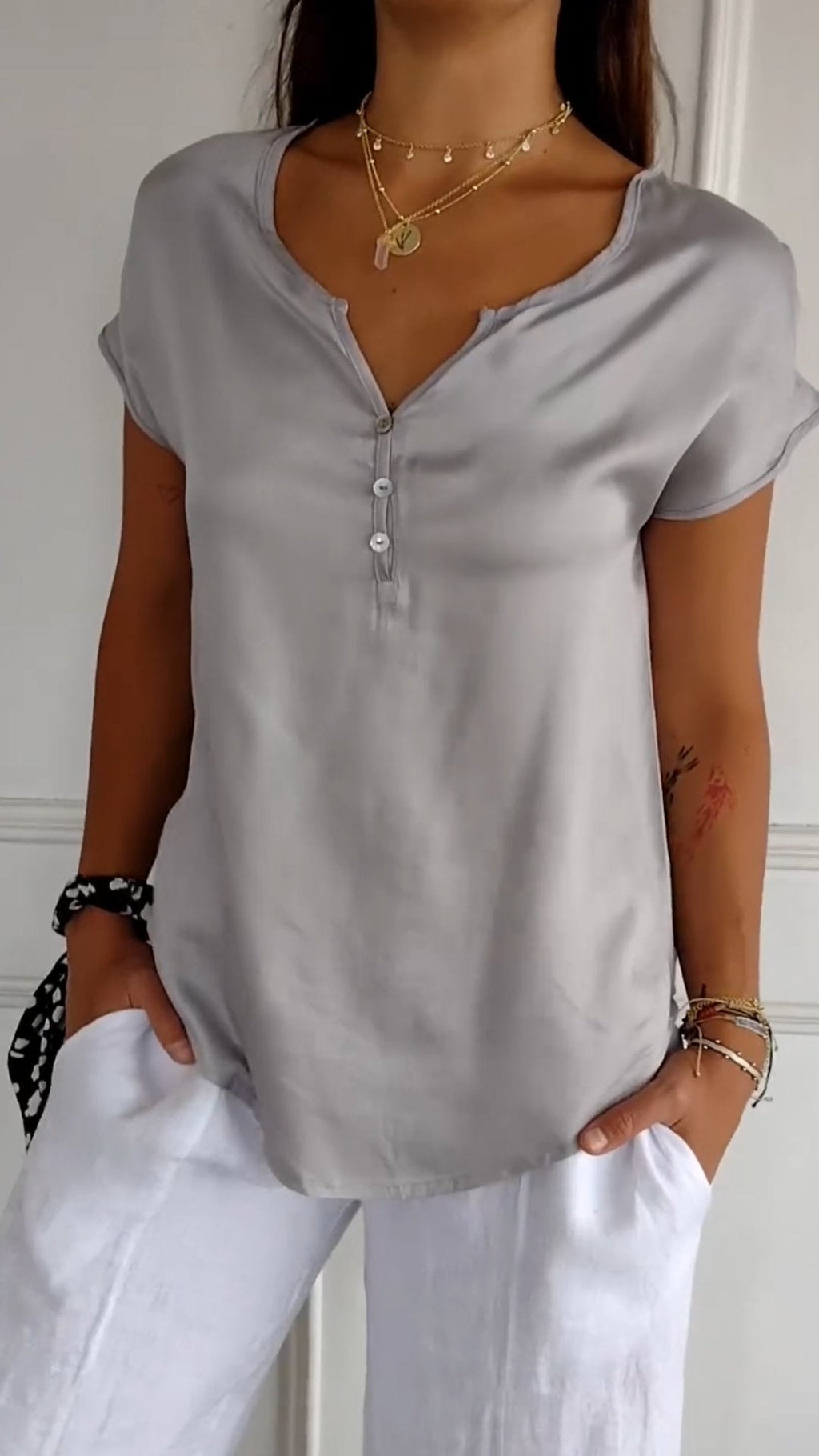 Cozy V-Neck T-Shirt