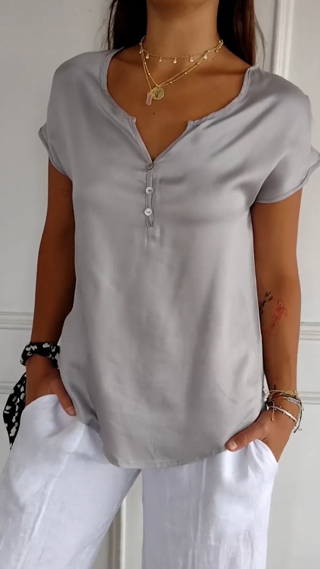 Cozy V-Neck T-Shirt