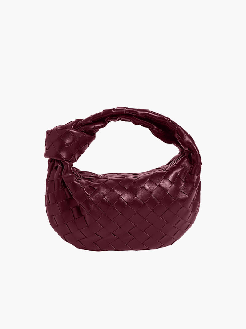 Elegant Handbag with Woven Design