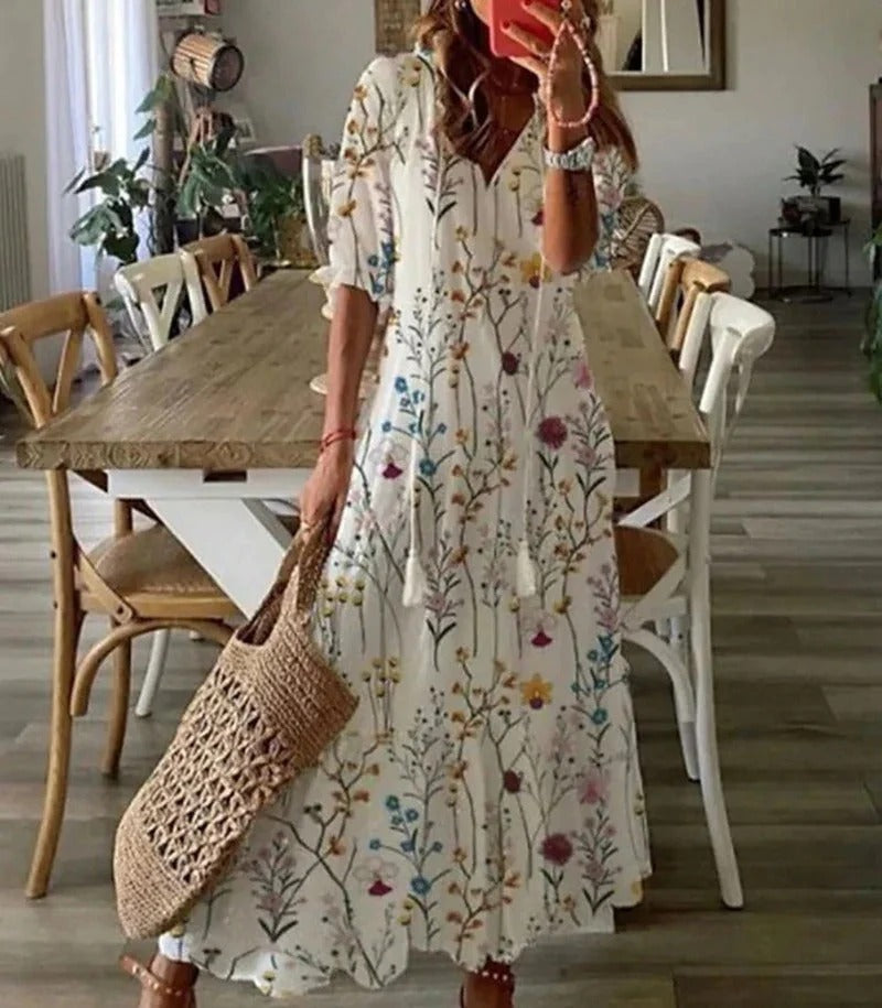 Earthy Bohemian Robe